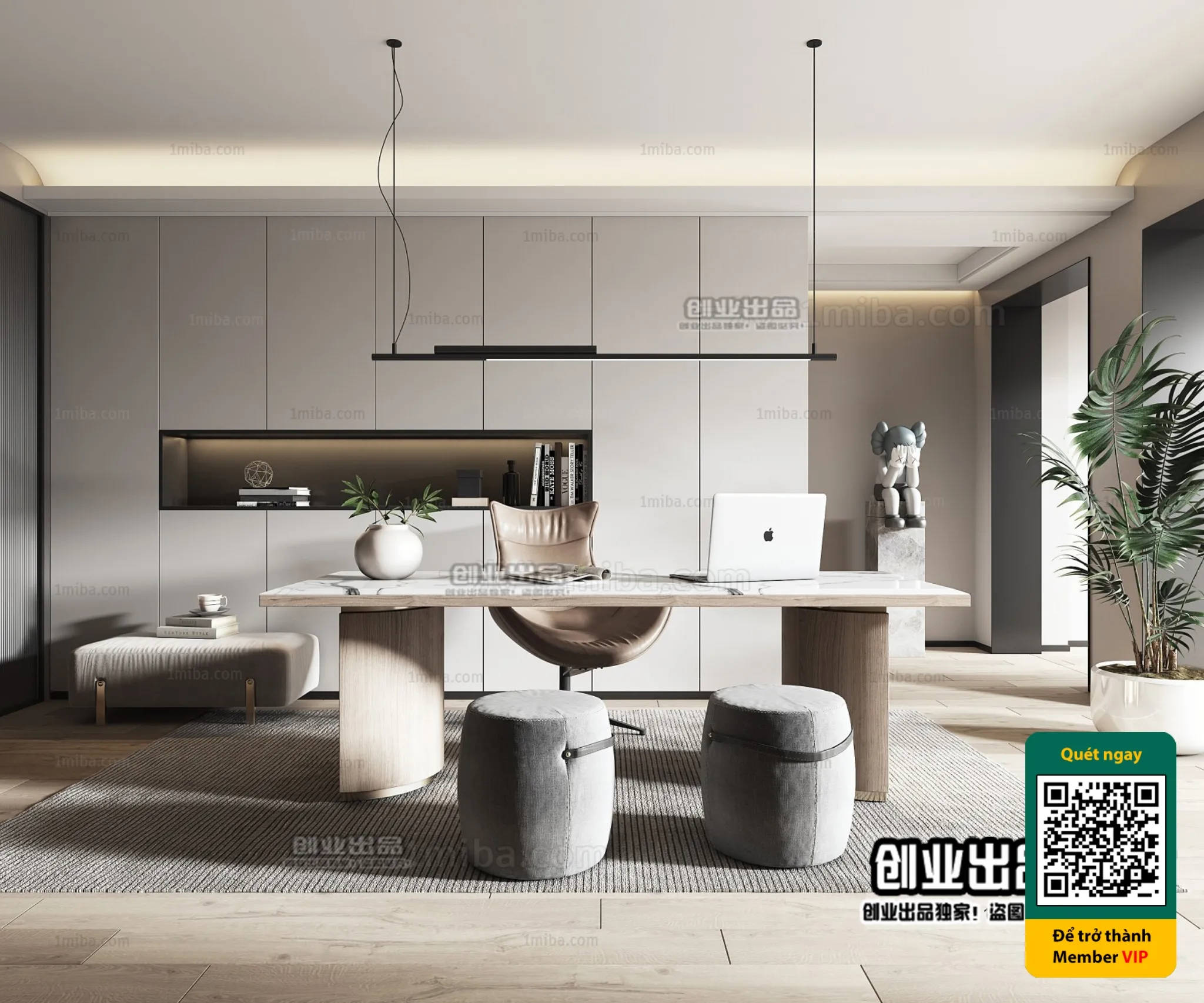 MINIMALIST STYLE - VRAY / CORONA - 3D MODEL - 4473