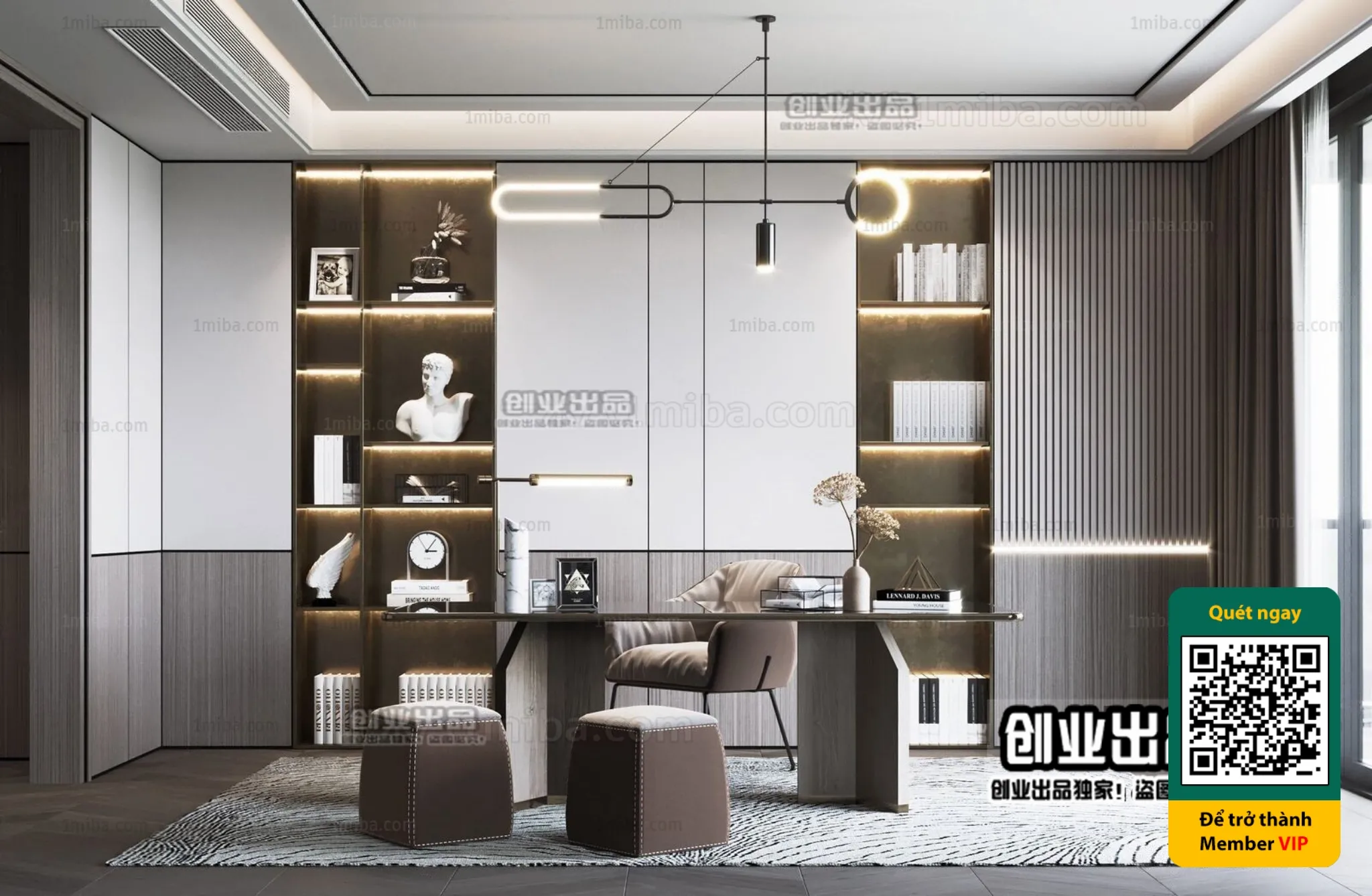 MINIMALIST STYLE - VRAY / CORONA - 3D MODEL - 4474