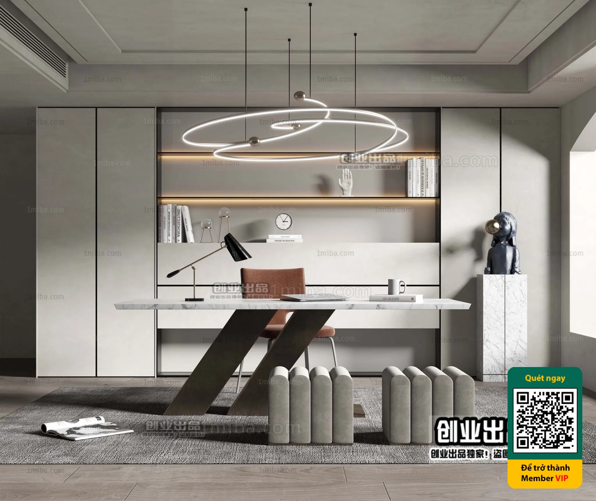 MINIMALIST STYLE - VRAY / CORONA - 3D MODEL - 4479