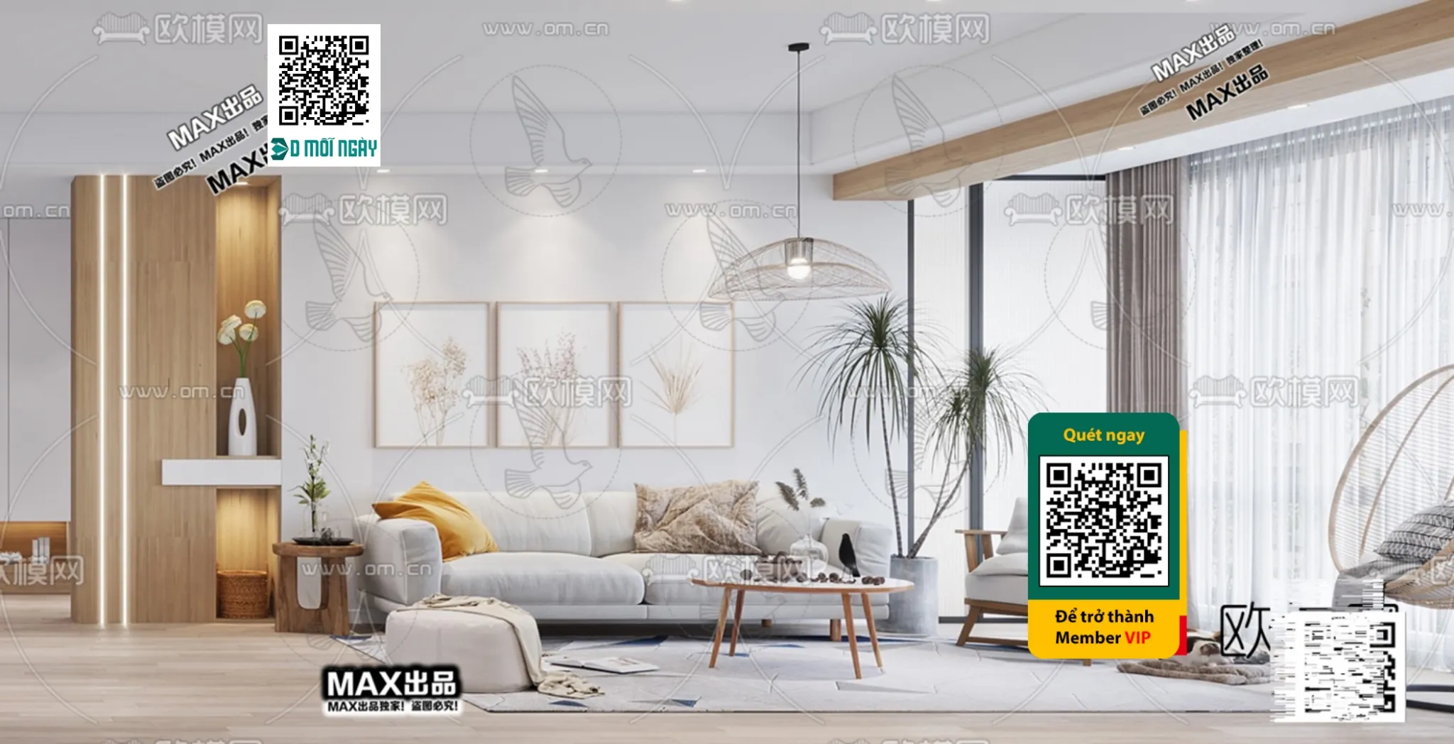 MINIMALIST STYLE - VRAY / CORONA - 3D MODEL - 5090