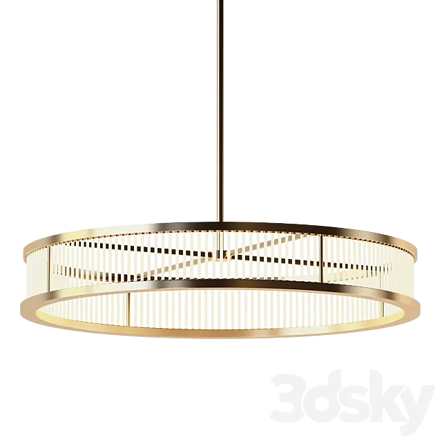 Minimalistic Antique Brass Finish Chandelier Free Download