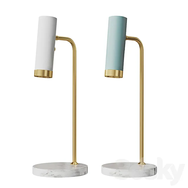 Minimalistic table lamp TALSI TAB 3D Model