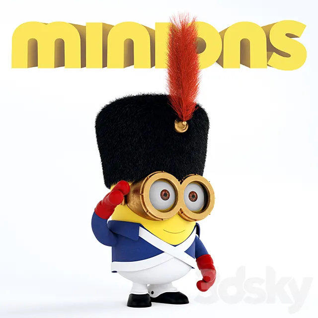 minion napoleon 3DModel