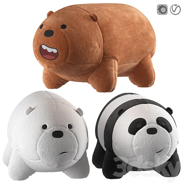 Miniso We Bare Bears 3D Model