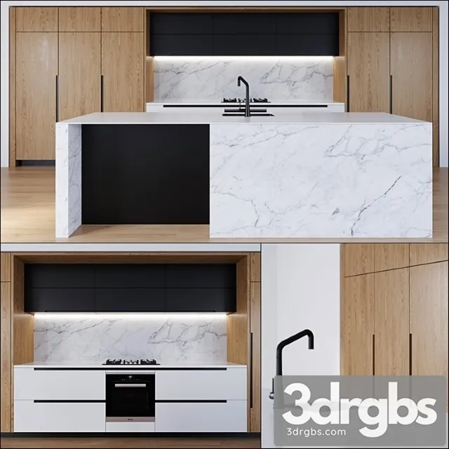 Minosa Kitchen 3D Model Free