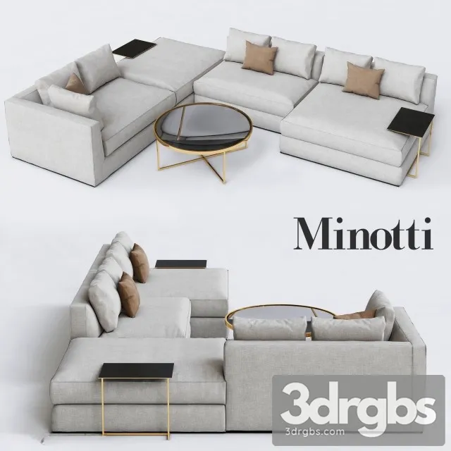 Minoti Hamilton Sofa 3D Model Free