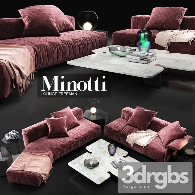 Minoti Lounge Freeman 3D Model Free