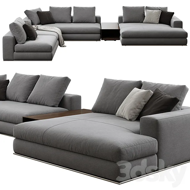 Minotti _ Hamilton Sofa Corner Composition Free Download