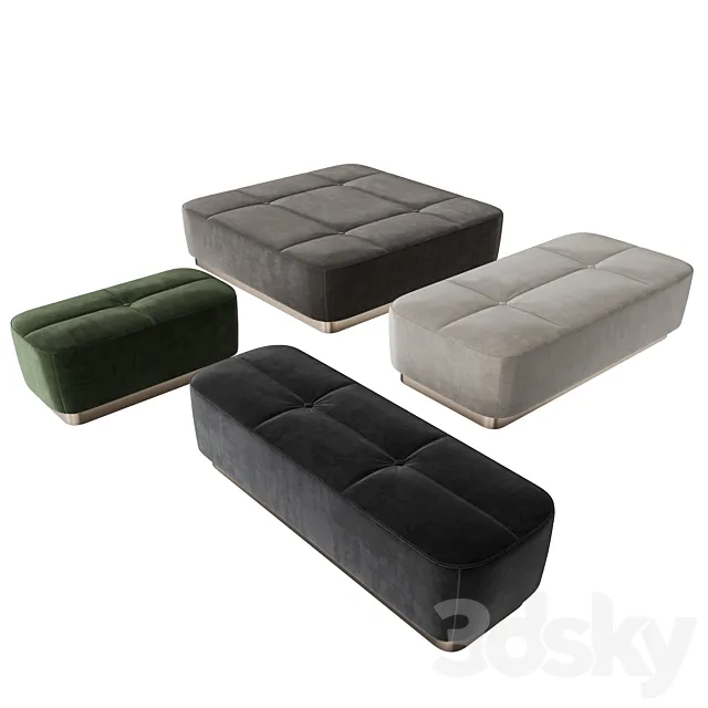Minotti _ Jacques Set 3DModel