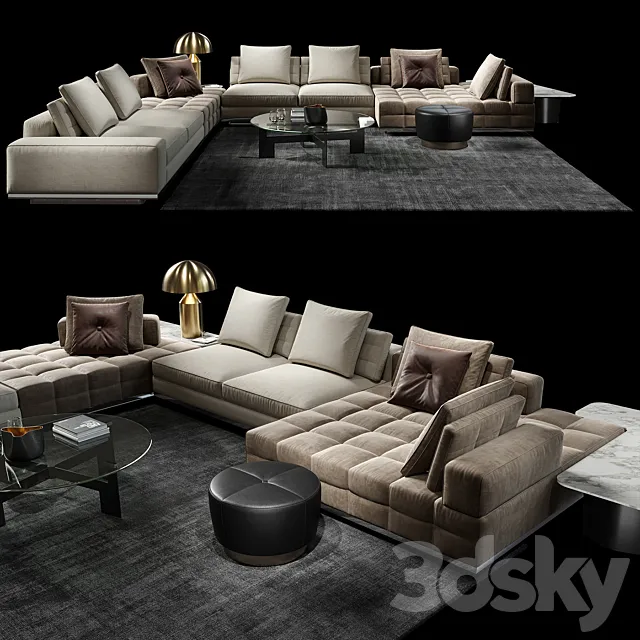 Minotti _ Lawrence Clan Set 3DModel