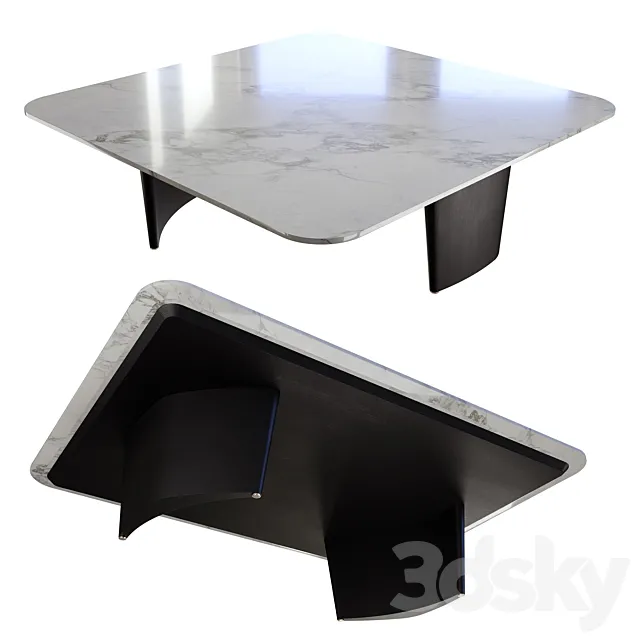 Minotti _ Song Coffee Tables 3D Model
