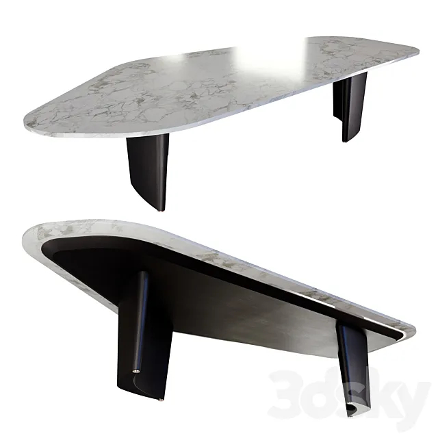 Minotti _ Song Coffee Tables 3D Model