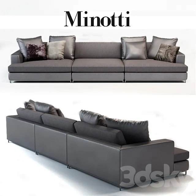 Minotti Albers Depth 3D Model