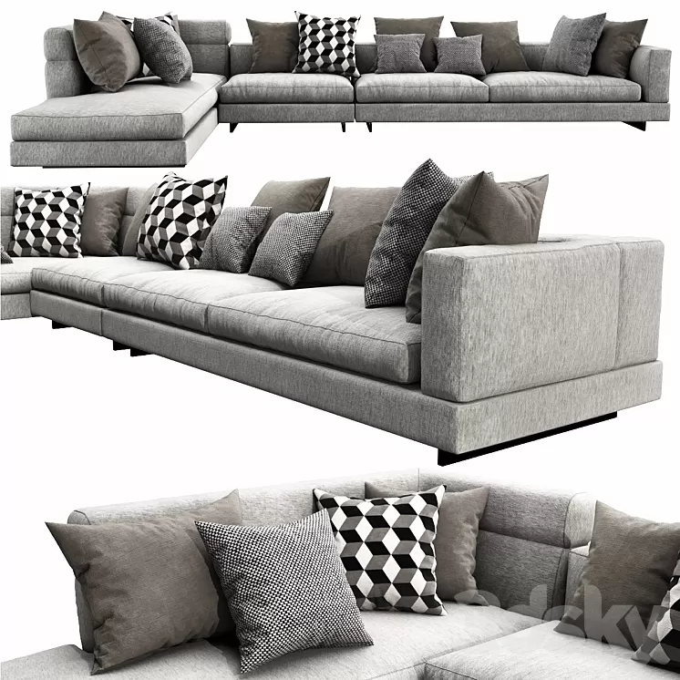 Minotti Alexander Arrangement 06 3D Model