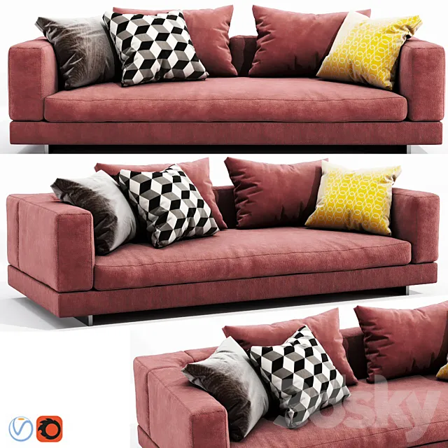 Minotti alexander low 3DModel