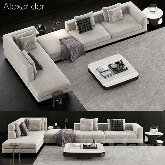 Minotti Alexander Sofa 3DModel