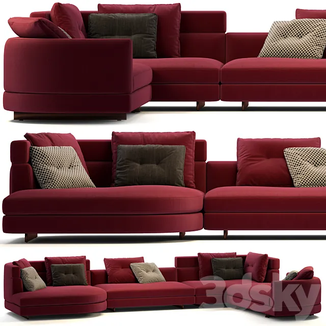 Minotti alexander sofa 3DModel