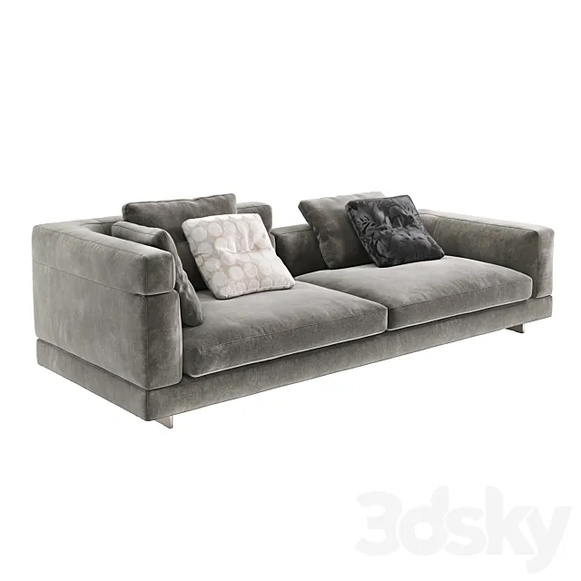 Minotti Alexander Sofa Mix Cm 274 3DModel