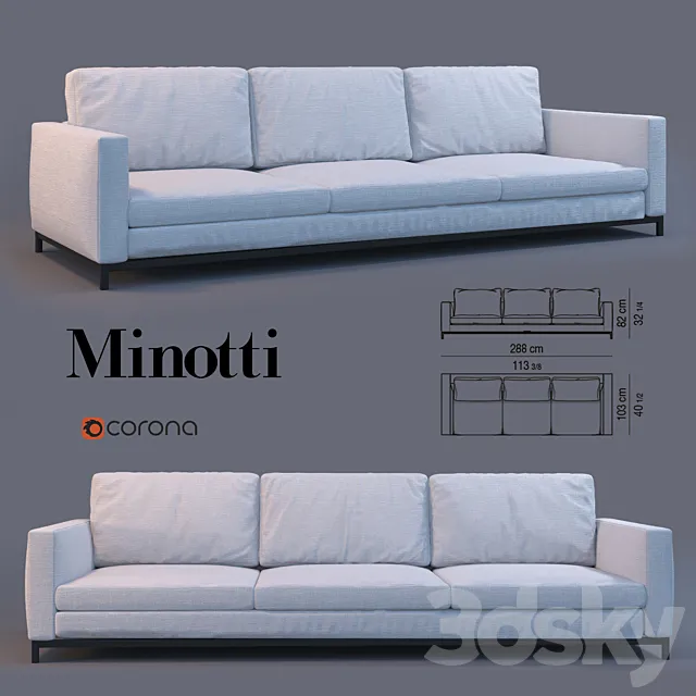 Minotti Andersen 3DModel