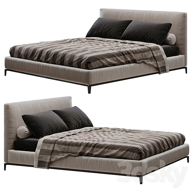 Minotti andersen bed 3DModel