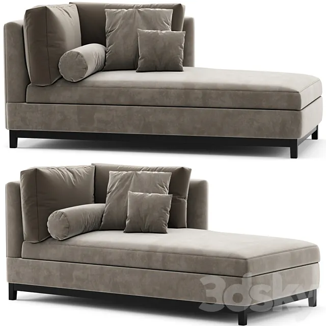 Minotti Andersen Chaise Lounge 3DModel