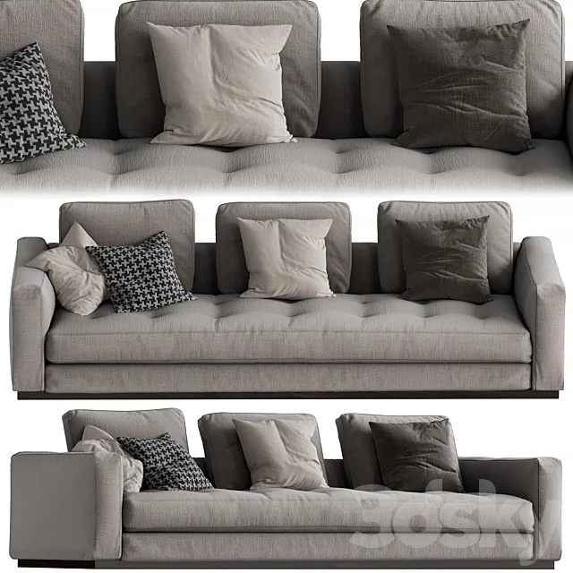 Minotti Andersen Line '' Quilt '' 3DModel