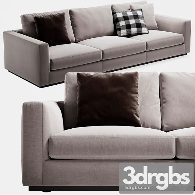 Minotti andersen line sofa 2 3D Model Free