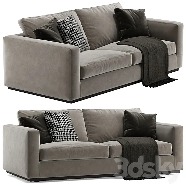 Minotti Andersen Line sofa 2 seats 3D Model