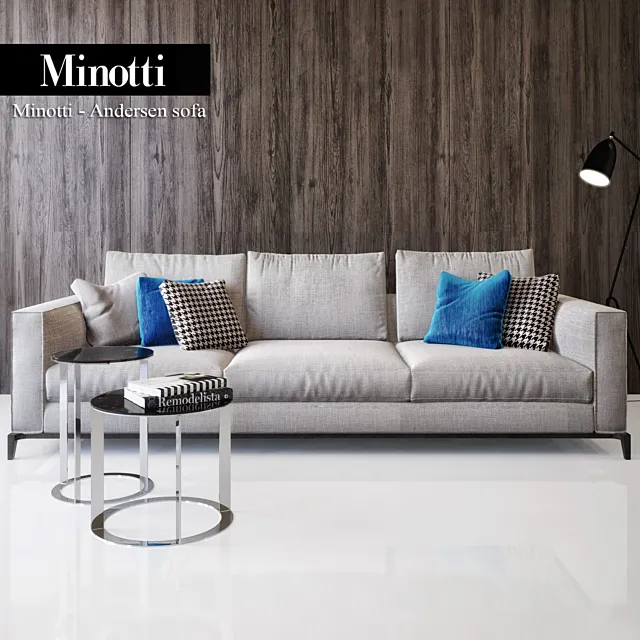 Minotti Andersen sofa 3DModel