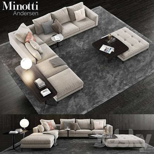 Minotti Andersen Sofa 3DModel