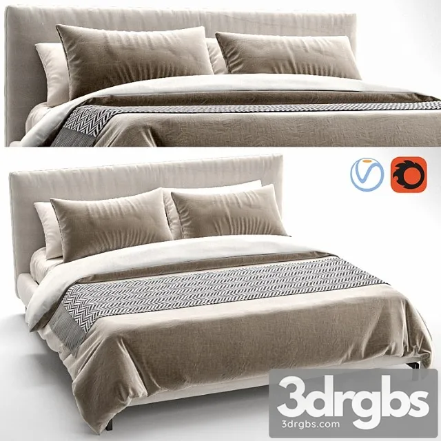 Minotti andersen_3 2 3D Model Free