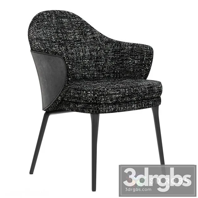 Minotti Angie Chair 3D Model Free