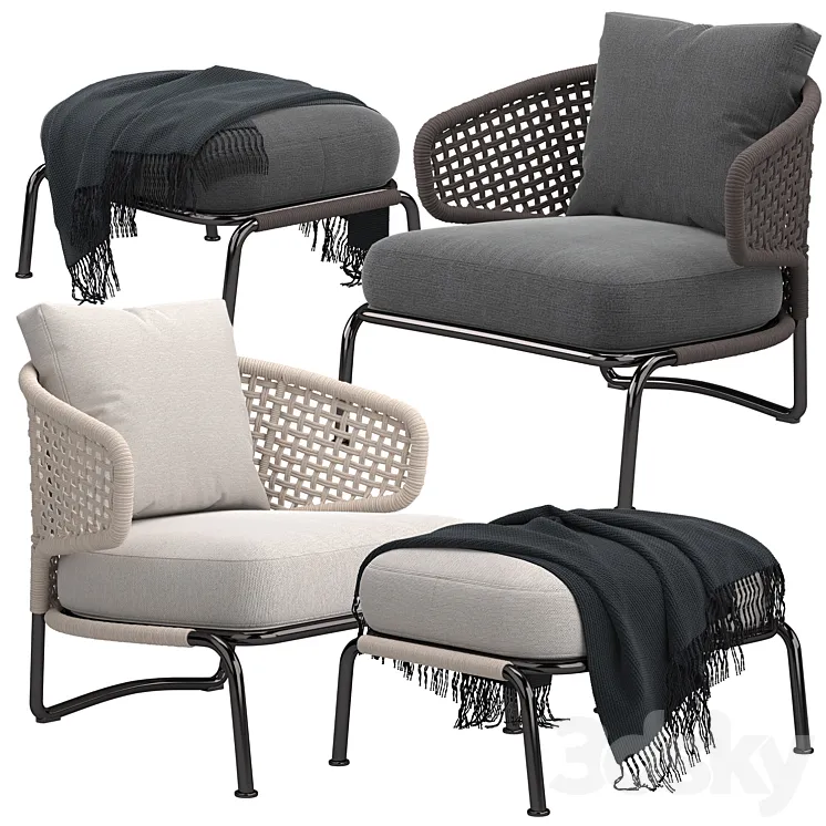 Minotti Aston Cord 3D Model Free