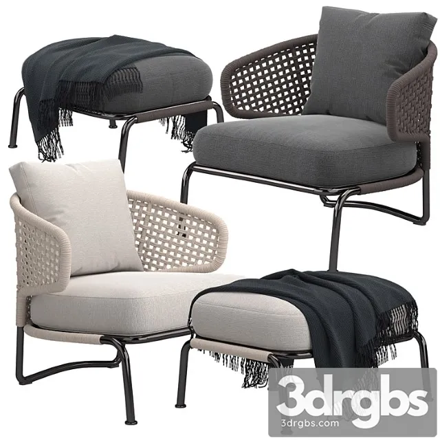 Minotti Aston Cord 8 3D Model Free