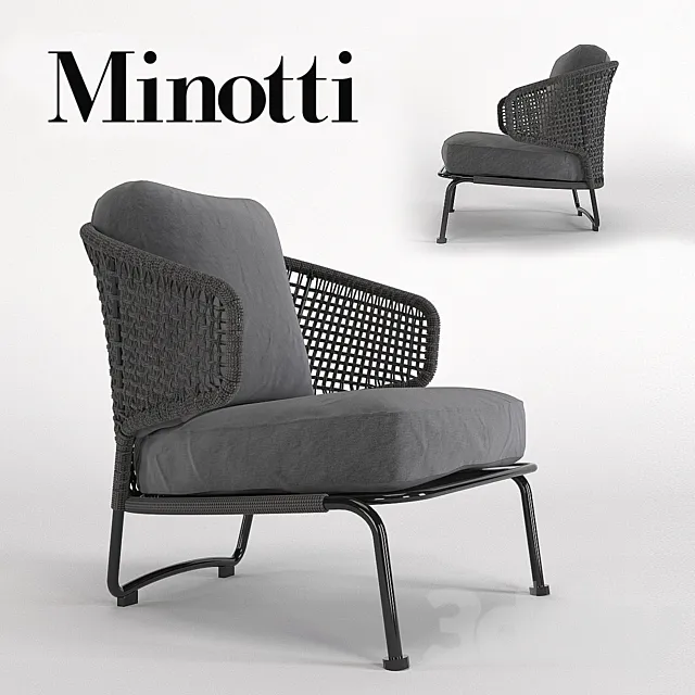 Minotti Aston "Cord" Indoor 3D Model