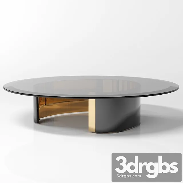 Minotti Bangle round coffee table 2 3D Model Free