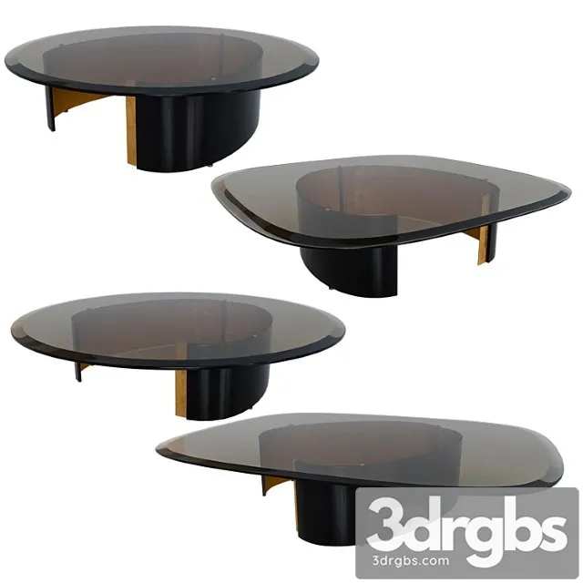 Minotti Bangle Set Tables 3D Model Free