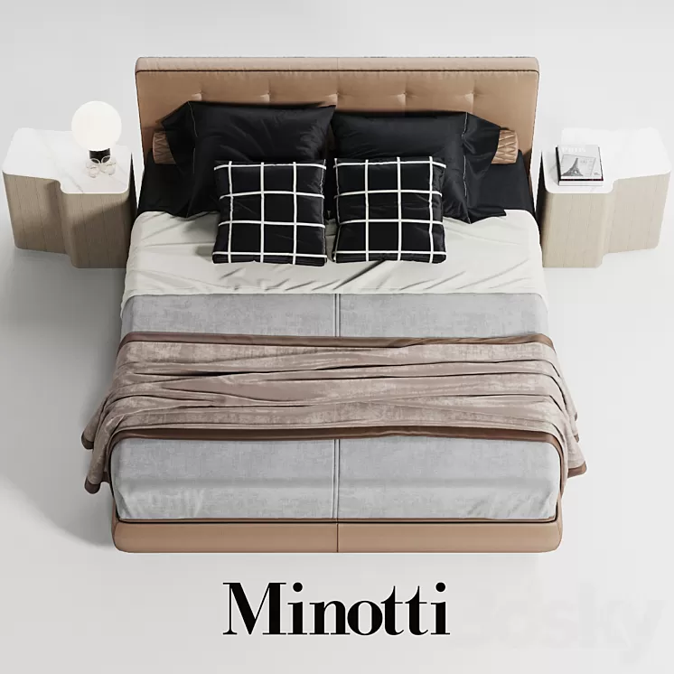 Minotti Bedford 3D Model