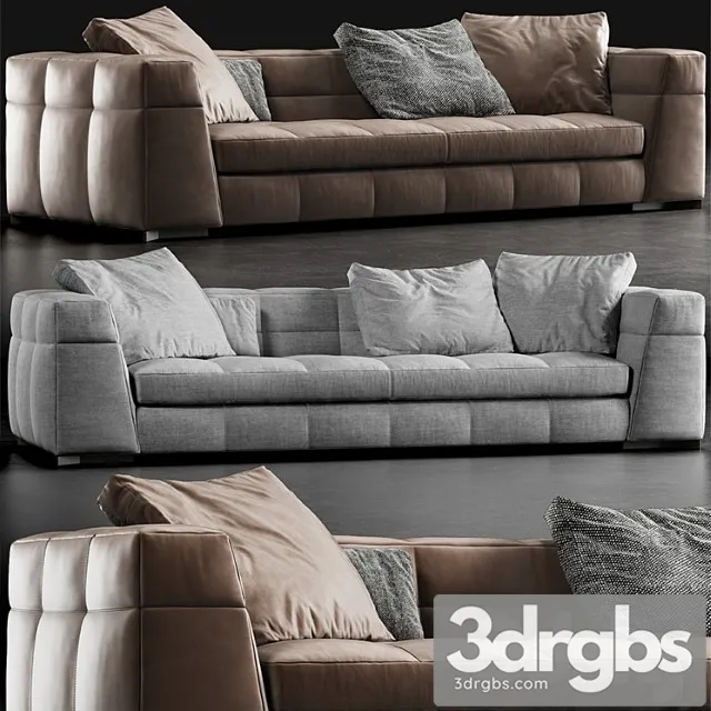 Minotti blazer 2 3D Model Free