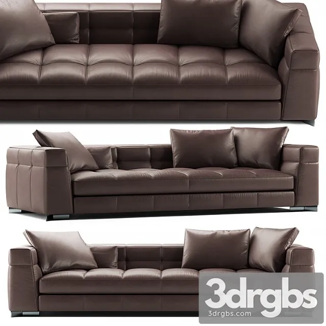 Minotti blazer sofa 2 3D Model Free