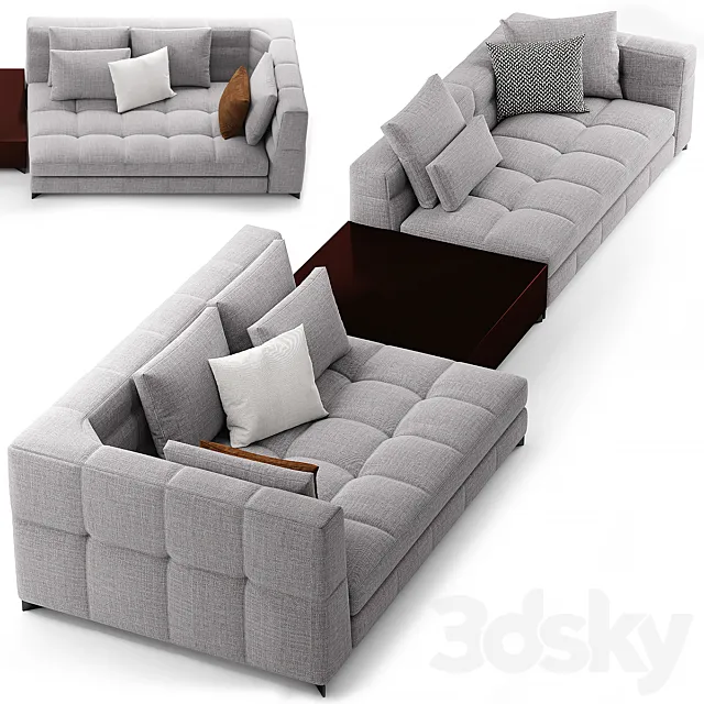 Minotti blazer sofa 3DModel
