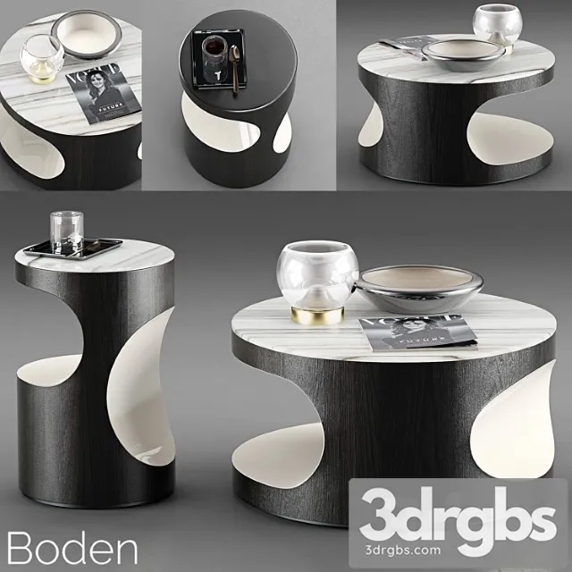 Minotti boden coffee tables 2 3D Model Free