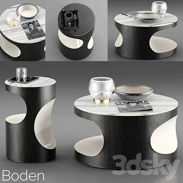 Minotti Boden Coffee Tables 3DModel