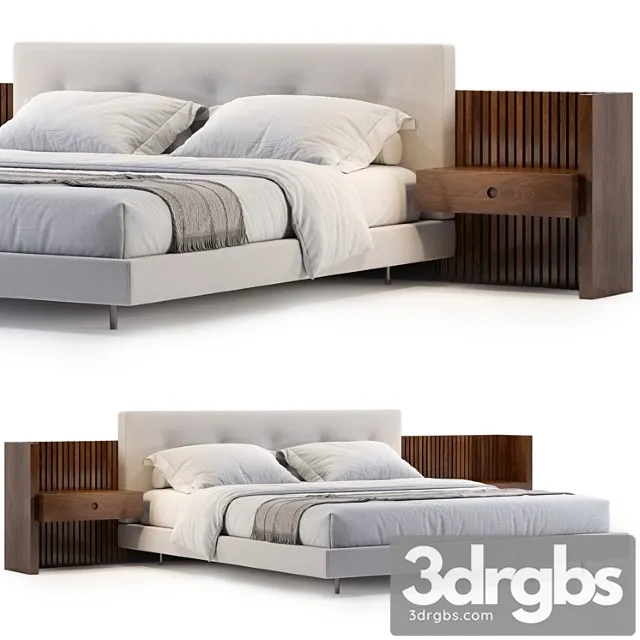 Minotti Brasilia Bed 1 3D Model Free