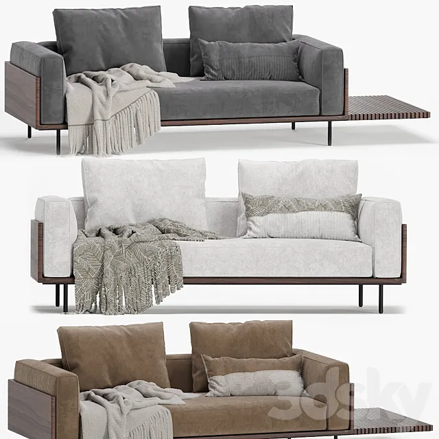 Minotti brasilia sofa 3D Model