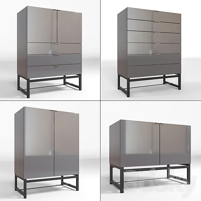 Minotti cabinet 3D Model