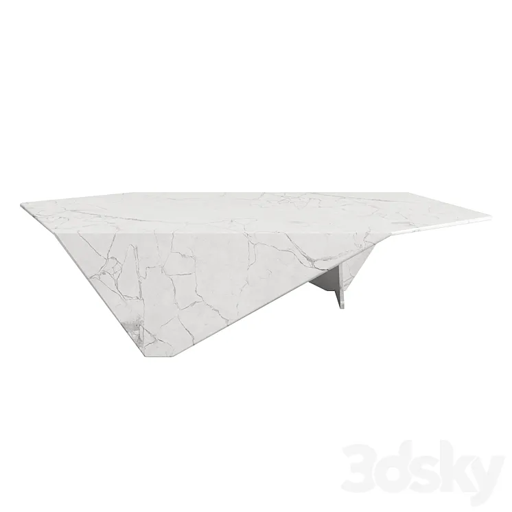 Minotti Carrara Coffee Table 3D Model Free