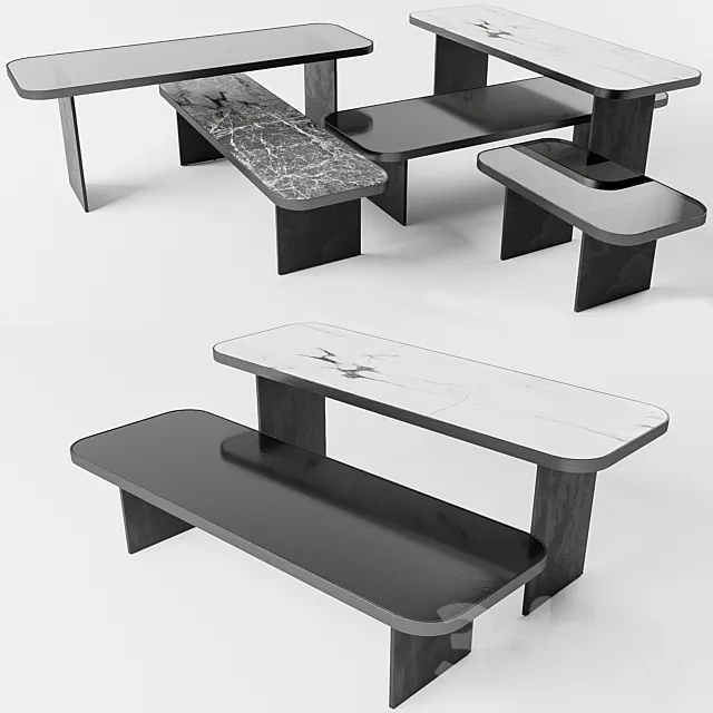 Minotti Clive Coffe Table 3DModel