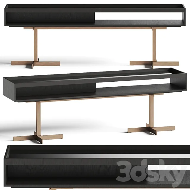 Minotti Close Console Table 3D Model
