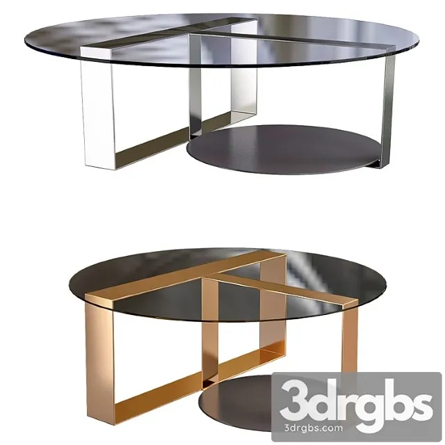 Minotti coffee table №19 2 3D Model Free